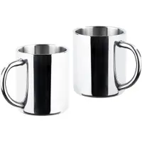 Huismerk Mugs thermiques en acier inoxydable 2pcs