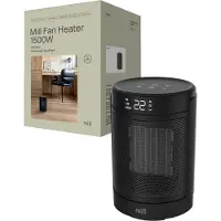Mill Termoventilatore, Radiateur soufflant, Noir
