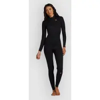Billabong Foil 3/2 Mm Woman Long Sleeve Chest Zip Neoprene Suit Noir M Femme