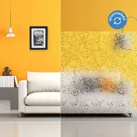DIMEXACT - Film électrostatique décoratif avec motif arabesque - 120 cm x 1.5 m - en Rouleau