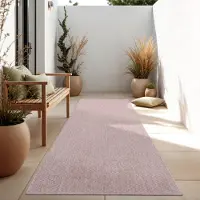 Paco Home In & Outdoor Tapis tissé plat uni moderne résistant aux intempéries pour terrasse cuisine Dimension 80x150 cm