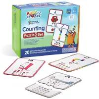 Learning Resources Puzzle - Apprenez à compter de 1 à 20 - Blocs numériques