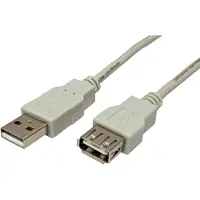 Secomp Câble d'extension USB 2.0 STANDARD A-A, M-F, 1.8m (11.96.3112)
