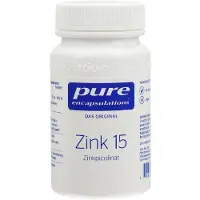 Pure Encapsulations Zinc 15 Capsules, 60 pièces. Capsules