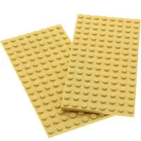 LEGO 2x panneau de construction 8x16 double face beige Minecraft 41101 4609726 92438