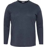 Solid Chemise à manches longues pour homme Classic SDBedon BT, col rond, grandes tailles, bleu, référence 21300882-ME-1940101