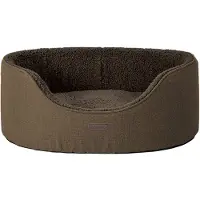 OEM Lit pour chien, coussin pour chien, coussin réversible, 73 x 60 x 27 cm, marron