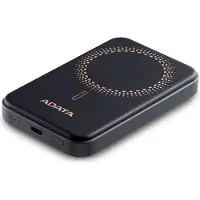 ADATA R050 MAGNETIC - Banque de puissance černá (5000 mAh, 20 W, 19.25 Wh), Chargeur de secours, Noir