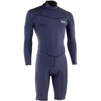 iON Element 2/2 Mm Long Sleeve Back Zip Shorty Gris M Homme