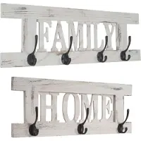 MCW Portemanteau mural -C60 Shabby (2 pièces)