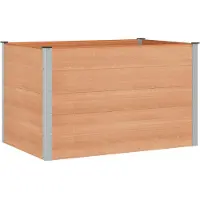 Syfax Jardinière surélevée Marron 150 x 100 x 91 cm