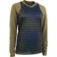 iON Scrub Long Sleeve Jersey Vert XS Femme