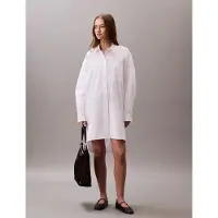 Calvin Klein Jeans Lv047c022g Long Sleeve Short Dress Blanc 2XS Femme