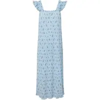 Pieces Robe 'PCFlora' bleu roi / bleu clair / sapin