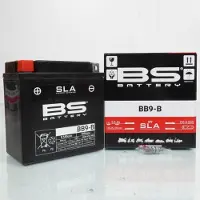 Bs Battery Batterie Sla Pour Scooter Piaggio 125 Skipper 4t St - Grimeca 2000 À 2004 Yb9-B / 12v 9ah Neuf