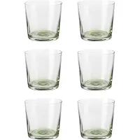 Broste Copenhagen Verres Hue 15cl vert olive lot de 6 pièces