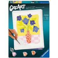Ravensburger Peinture par Numéros Adulte CreArt, 18x24 cm, Jonquilles, Activité Détente et Créative