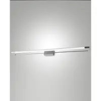 FABAS LUCE Applique Murale Led Rapallo 20 W 2240 Lm 3000 K, Structure Chromée En Métal Et Méthacrylate, Ip44, Classe 1, Dimensions 80 X 8 X 5 Cm