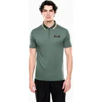 Emporio Armani pour homme. 7M001333_AF13739 Coriandre Polo Premium Label (S), Bleu, Casuel, Viscose, Manche courte