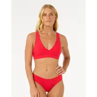 Rip Curl Premium Surf D-dd Deep V Bikini Top Rouge XL Femme