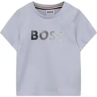 BOSS J52887 Short Sleeve T-shirt Gris 9 Months Garçon