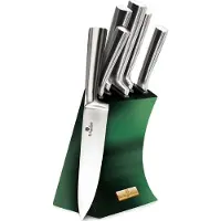 Berlinger Haus Coffret de Couteaux BH-2448 en Émeraude Métallique 6 Pièces