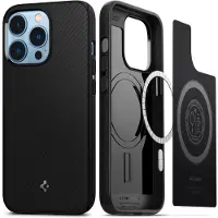 Spigen Mag Armor (Apple iPhone 13 Pro), Coque pour téléphone portable, Noir