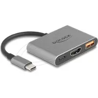 DeLOCK USB Type-C Adapter zu HDMI 4K 30 Hz mit USB Typ-A