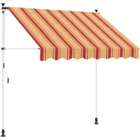 vidaXL Store à enroulement manuel Multicolore 250 x 115 x 300 cm