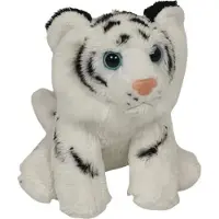 Dubi Plusz Tigre blanc assis 14 cm 48884