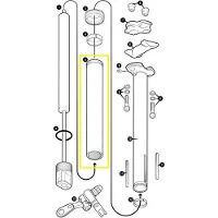Crankbrothers Highline 3 Body Corps à 2 clés, 31.6mm, 150mm, 469mm de longueur