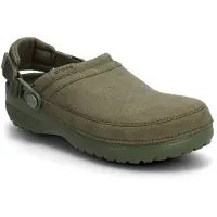 Crocs Sabots Classic Crafted Vegan Suede Cg hommes - Kaki - 37 / 38