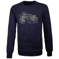 By City The Rider 12+1 Sweatshirt Bleu L Homme