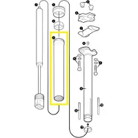 Crankbrothers Highline XC/Gravel Body Corps 2-Keyway, 27.2mm, 100mm, 370mm de longueur