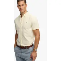 Superdry Preppy Oxford Short Sleeve Shirt Jaune M Homme