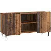 Syfax Meuble TV Bois ancien 102 x 34,5 x 52 cm Bois d'ingénierie