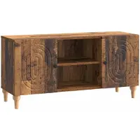 Syfax Meuble TV Bois ancien 102 x 34,5 x 50 cm Bois d'ingénierie