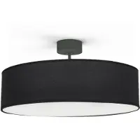 Nowodvorski Lighting Lustre VIOLET noir 3xE27x25W, tissu, dimensions : 28,5 x 50 x 50 cm, IP20, Lighting