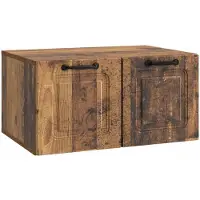 vidaXL Meuble TV mural en bois vieilli 59,5 x 41 x 30 cm