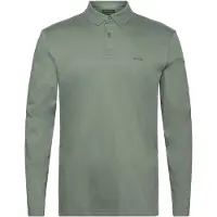 BOSS Pirol 10272555 Green Long Sleeve Polo Vert 2XL Homme