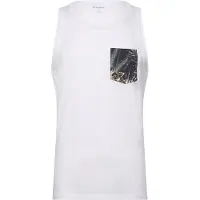 Jack & Jones T-Shirt 'JJHONOLULU' marine / jaune pastel / blanc