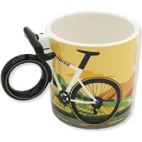 Winkee - Coffee Ride Bike Coffee Mug - 350ml, Tasse, Multicolore
