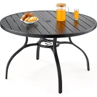 Vevor Table à manger pour patio extérieur 1200 mm