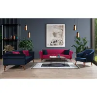 AEA Ensemble Canapé 3+3+1 Siège Design Canapé Coussin Canapé Moderne 3 pcs