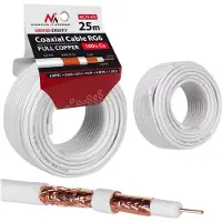 Macleans Câble MCTV-470 d'antenne coaxial cuivre RG6 25M