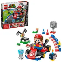 LEGO Super Mario - Mario Kart Mario Interactif et Kart Standard 72043