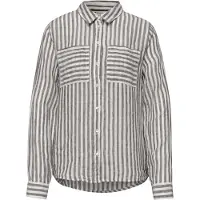Street One Chemisier chocolat / blanc