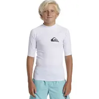 Quiksilver T-Shirt fonctionnel 'Everyday' noir / blanc naturel