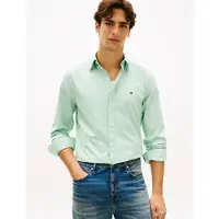 Tommy Hilfiger Chemise FLEX POPLIN SOLID RF SHIRT hommes - Vert - EU M