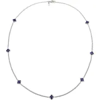 KUZZOI Chaîne saphir / argent